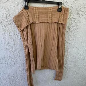 Y2k off the shoulder braided